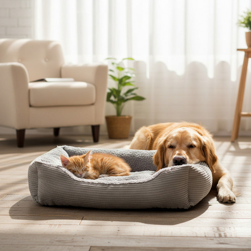 Cama Peluda Para Mascota 56 X 46 cm