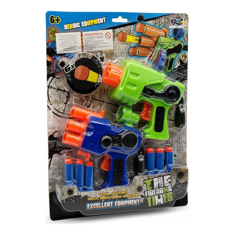 Set De Armas X2 Lanza Dardos