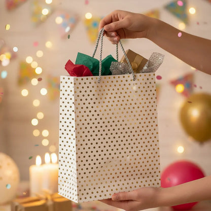 Bolsa De Regalo Puntos Brillantes