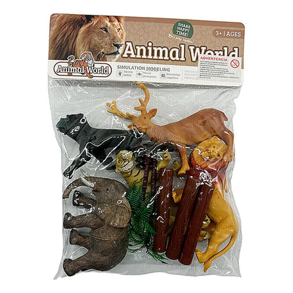 Set De Animales Safari X9