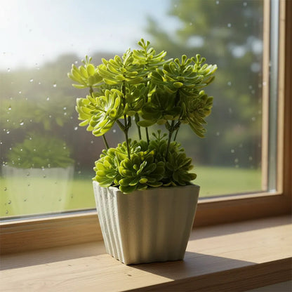 Planta Artificial Sedum En Maceta