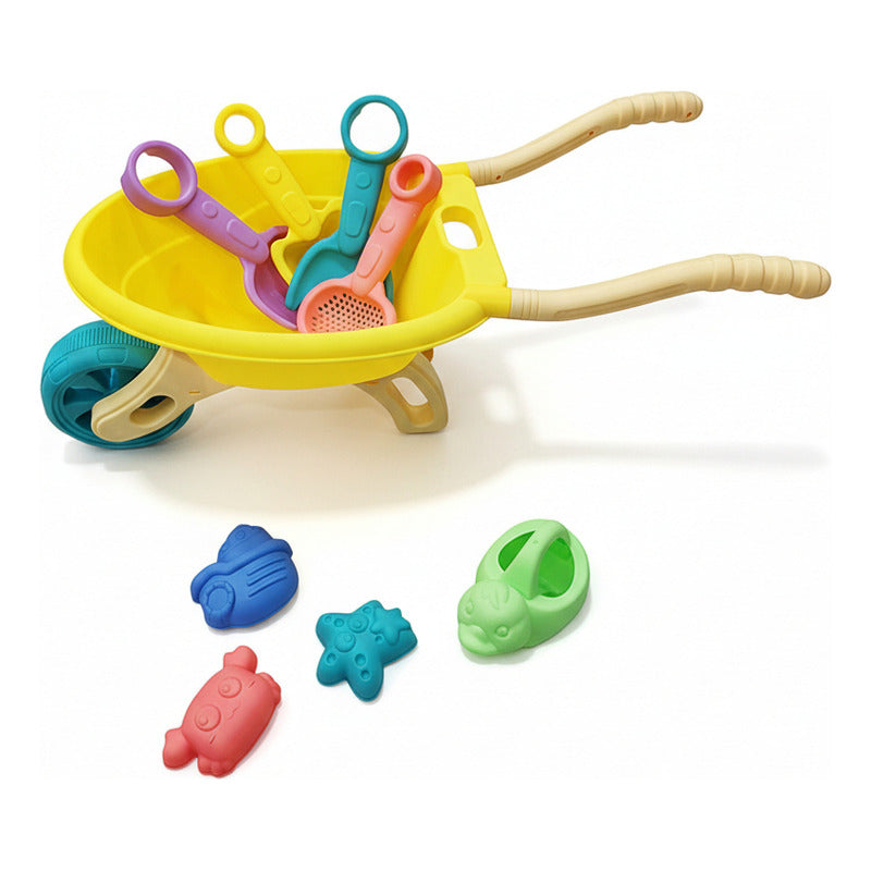 Carretilla Para Playa Con Accesorios 60 X 24 cm