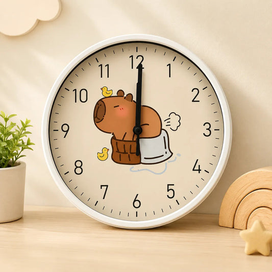 Reloj De Pared Infantil Capibara