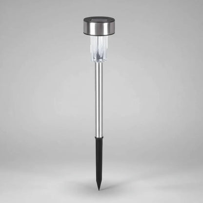 Lampara Luz Solar Para Jardín Blanco Frio
