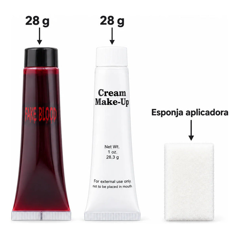Set de Maquillaje y Sangre Falsa