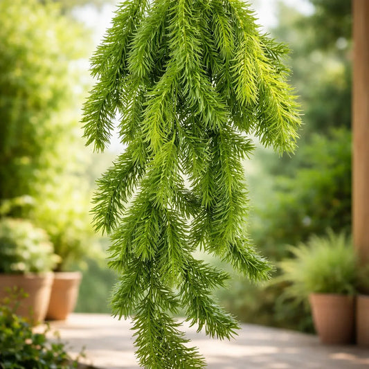 Planta Colgante Pino Frondoso 92 cm