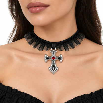 Collar Cruz Gótica