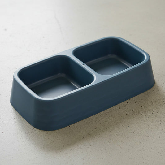 Comedero Doble Para Mascotas 24 X 5,5 cm