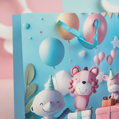 Bolsa De Regalo Grande Diseño Infantil 3D