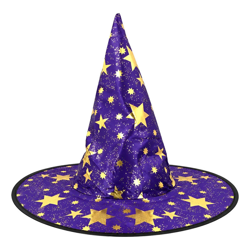 Sombrero De Bruja Estrellas