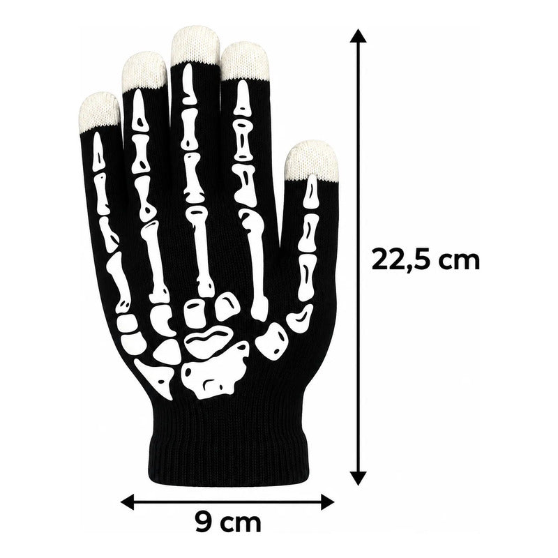 Guantes Calaveras Luminosos