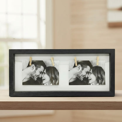 Portarretrato Rectangular Con Palillos 19 X 43 cm