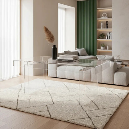 Mesa De Acrílico Minimalista Moderno Premium