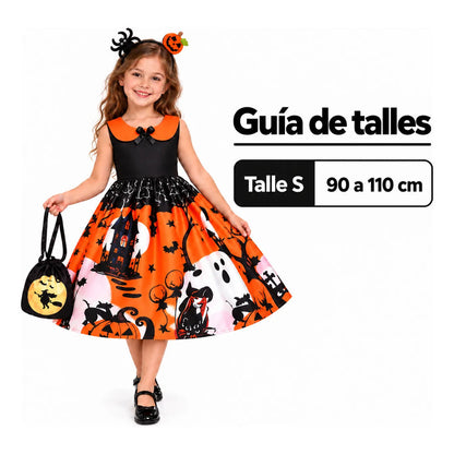 Disfraz Halloween con Bolsa y Vincha