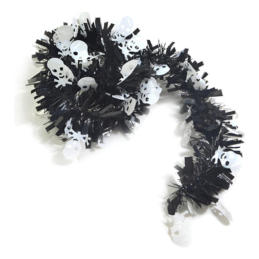 Boa De Halloween Cráneos 4mts