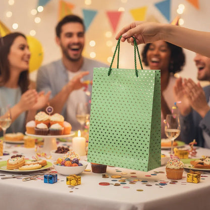 Bolsa De Regalo Puntos Brillantes