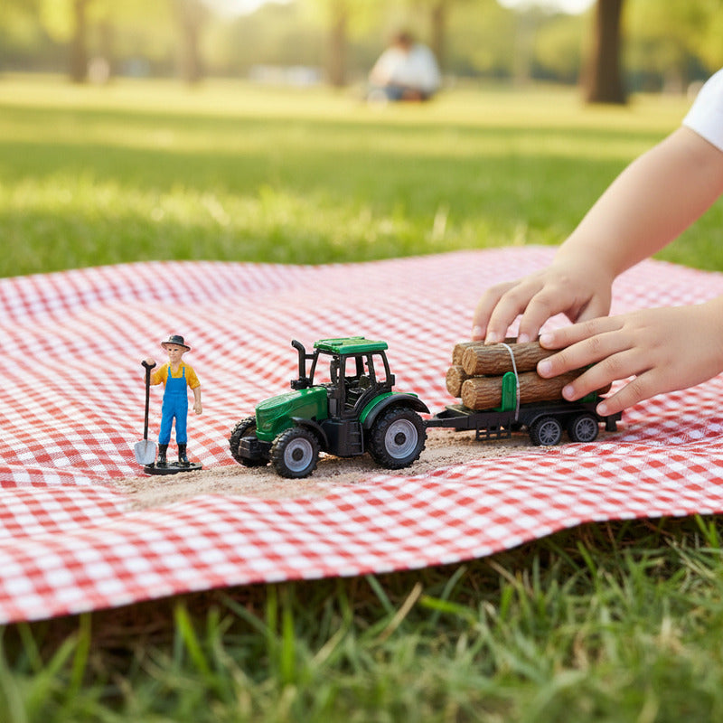 Tractor De Granja Con Muñeco