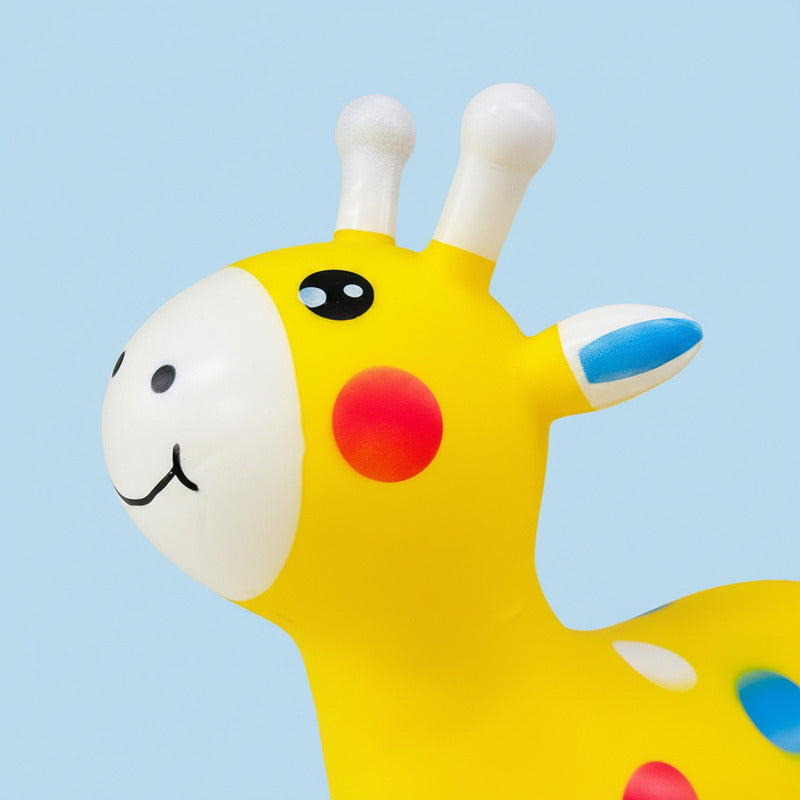 Jirafa Saltarín De Goma Inflable 65 X 54 cm