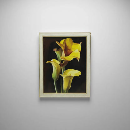 Cuadro De Flores Tres Cala