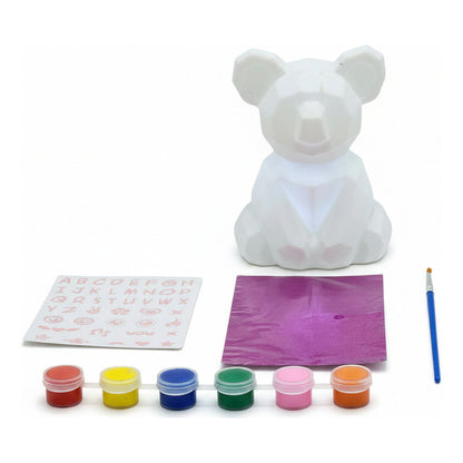 Lampara Oso Para Pintar 12,5 X 9 cm