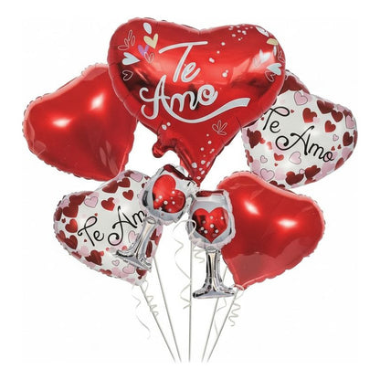 Set De Globos Te Amo