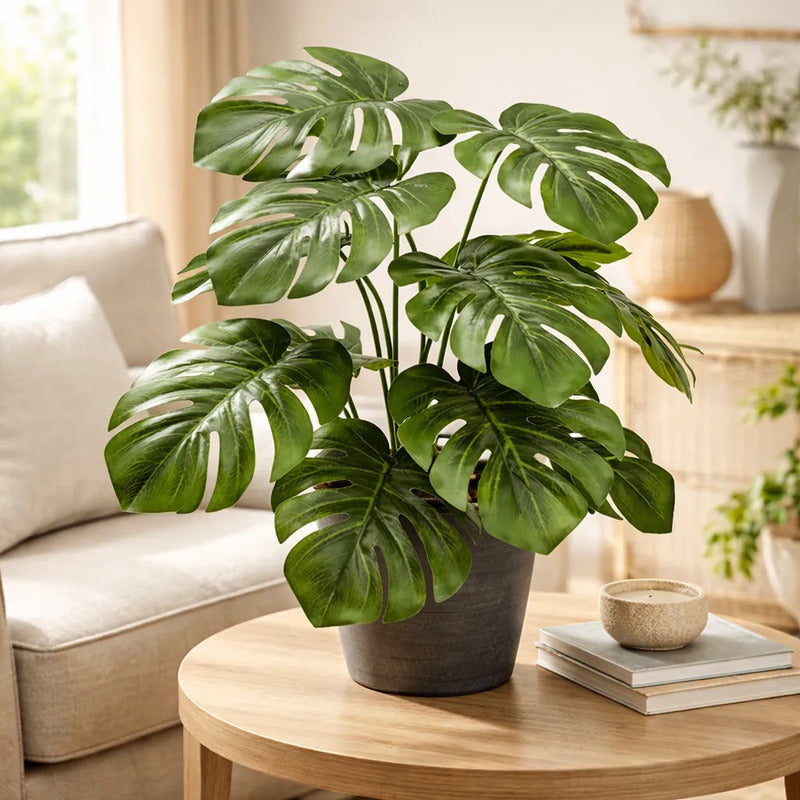 Ramo Esqueleto De Caballo Mediano 39 cm Con 12 Hojas