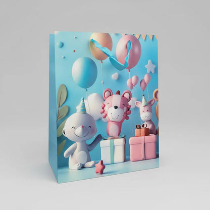 Bolsa De Regalo Chica Diseño Infantil 3D