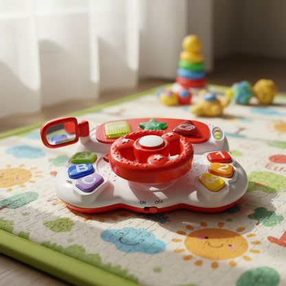 Volante Didáctico Con Luces Y Sonido 20 X 7,5 cm