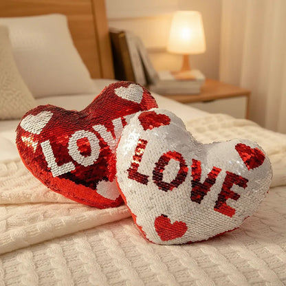 Peluche Corazón Love Con Lentejuelas