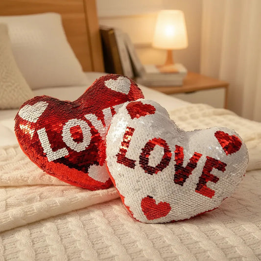 Peluche Corazón Love Con Lentejuelas