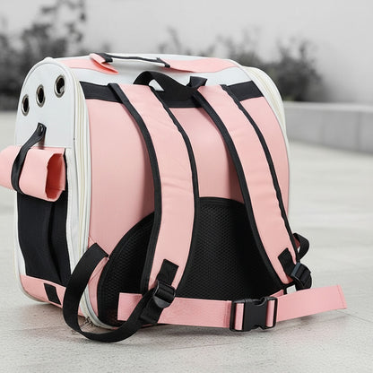 Mochila Transportadora Para Mascota Con Bolsillos 35 X 36 cm