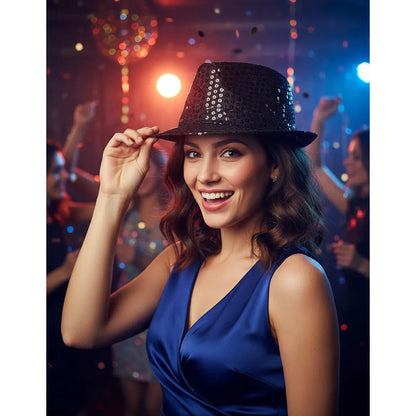 Sombrero Con Lentejuelas