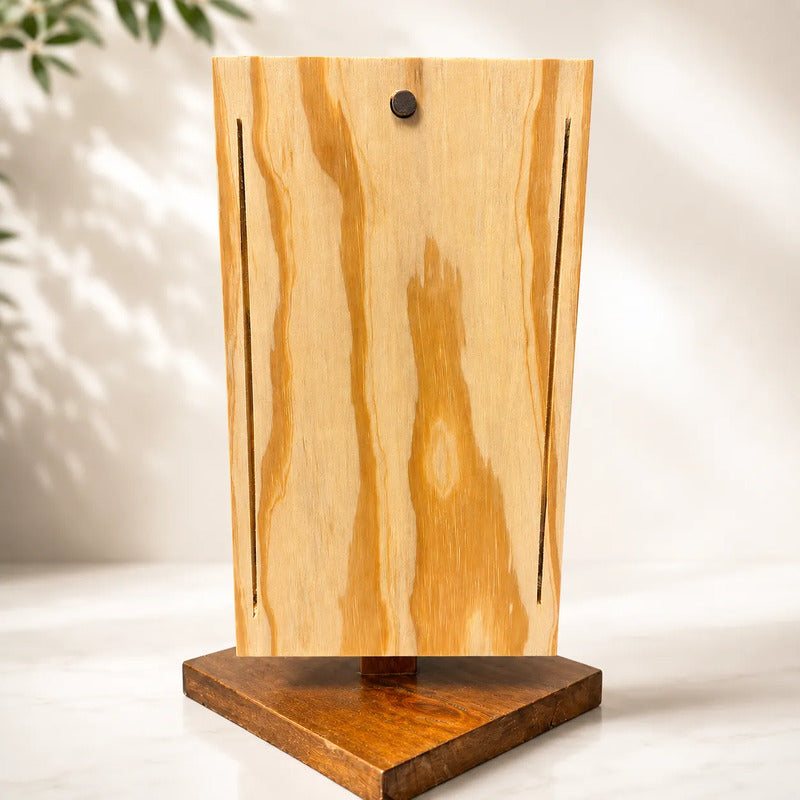 Set 4 Tablas Parrilleras con Soporte En Madera