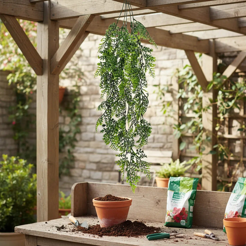 Planta Colgante Pino 80 cm