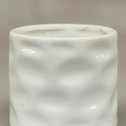 Maceta De Cerámica Diseño Ondas 7 cm