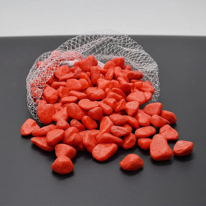 Piedras Decorativas Rojas 500g