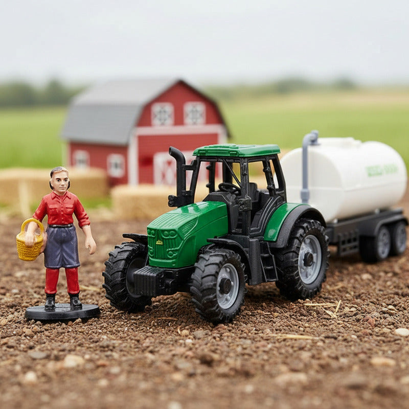 Tractor De Granja Con Muñeco