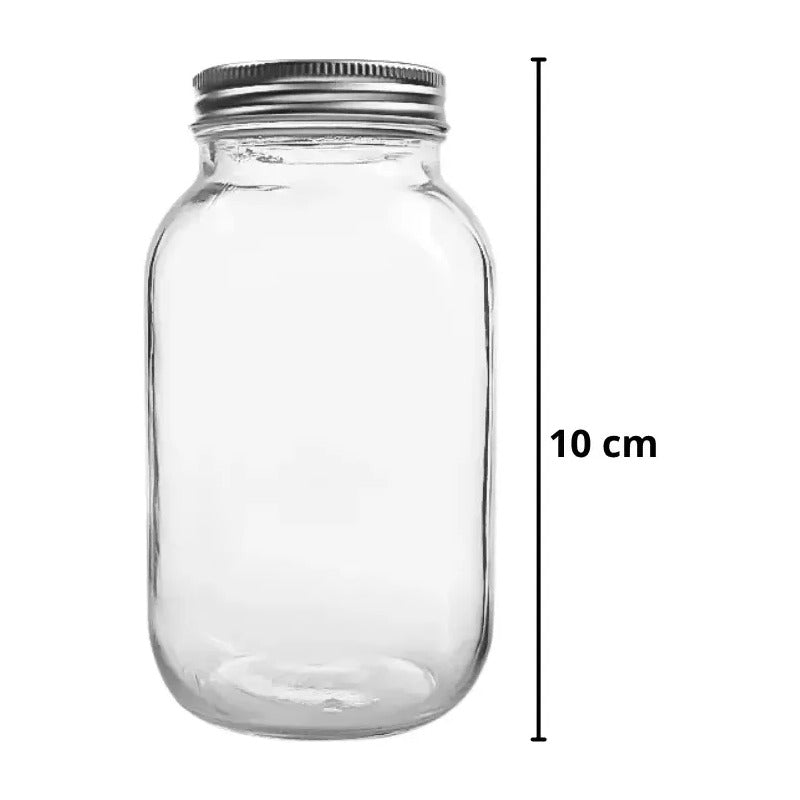Frasco De Vidrio Con Tapa