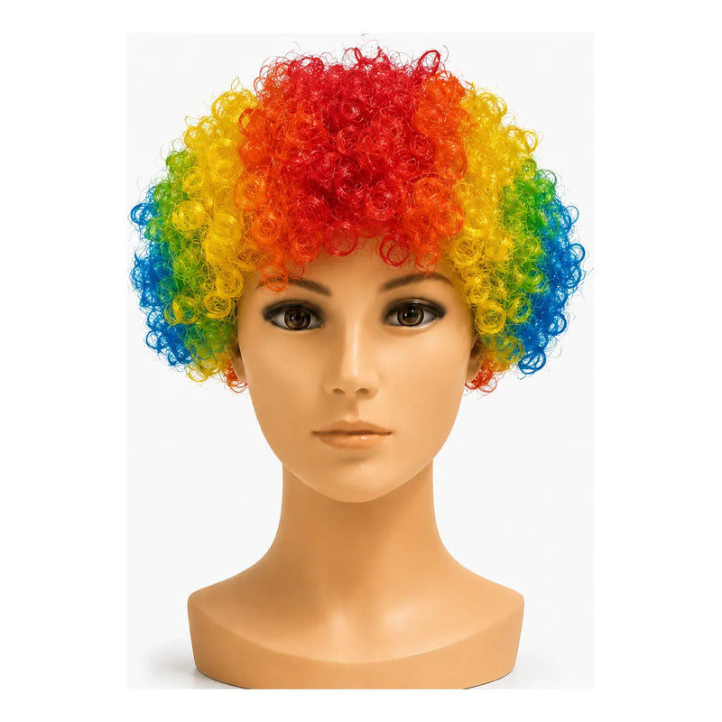 Peluca Afro Multicolor