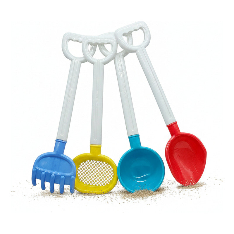 Set 4 Palas Para Playa 25 X 8,5 cm