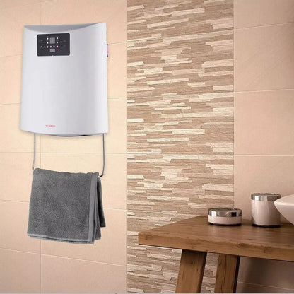 Caloventilador Calefactor Eléctrico Para Baño con Toallero