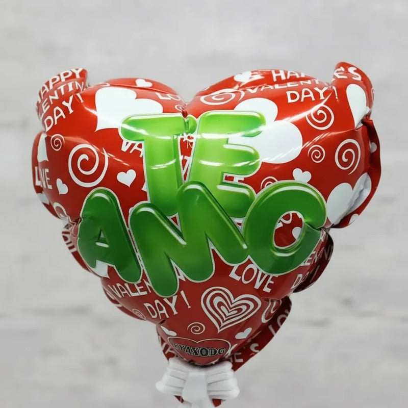 Globo Corazón Te Amo San Valentín 15 X 15 cm