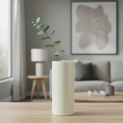 Florero De Cerámica Cilindro