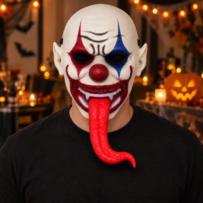 Máscara Payaso Lengua Larga