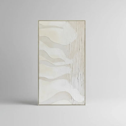 Cuadro Minimalista Contemporáneo Con Ondas
