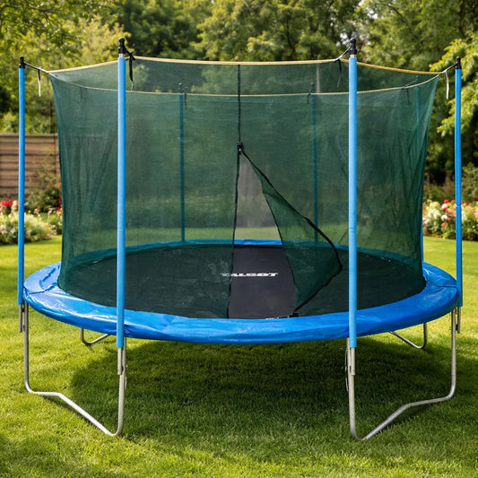 Cama Elástica Con Red De Protección