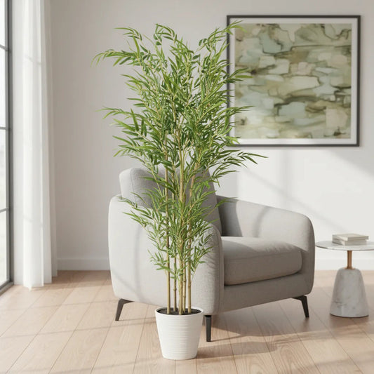 Planta Artificial De Bamboo 1,55 mts