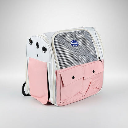 Mochila Transportadora Para Mascota Con Bolsillos 35 X 36 cm