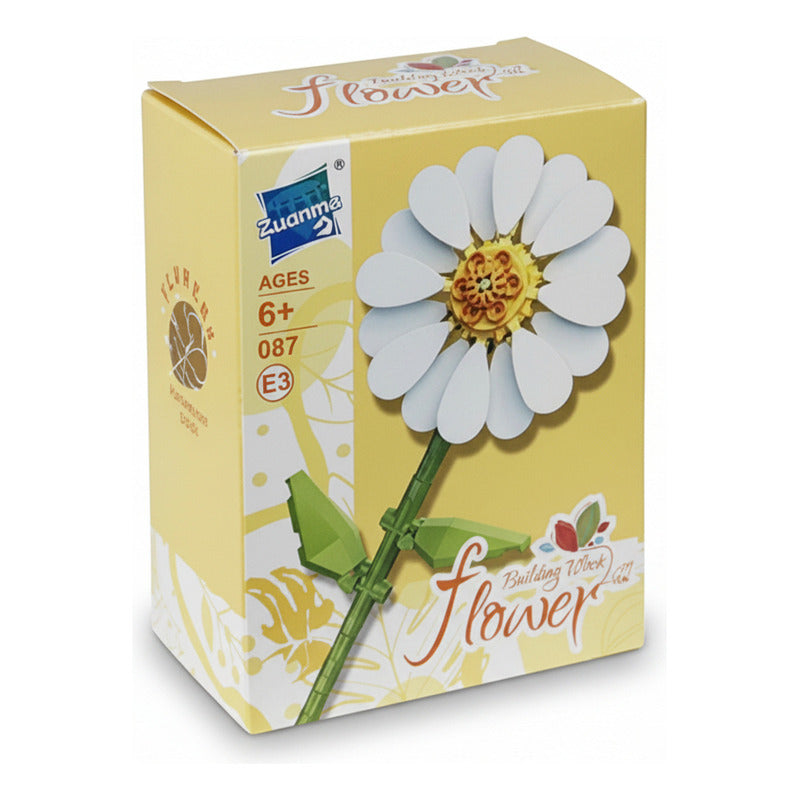 Bloques De Encastre Flor 4 X 16 cm