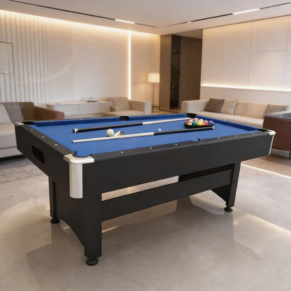 Mesa Profesional De Pool Con Paño Azul